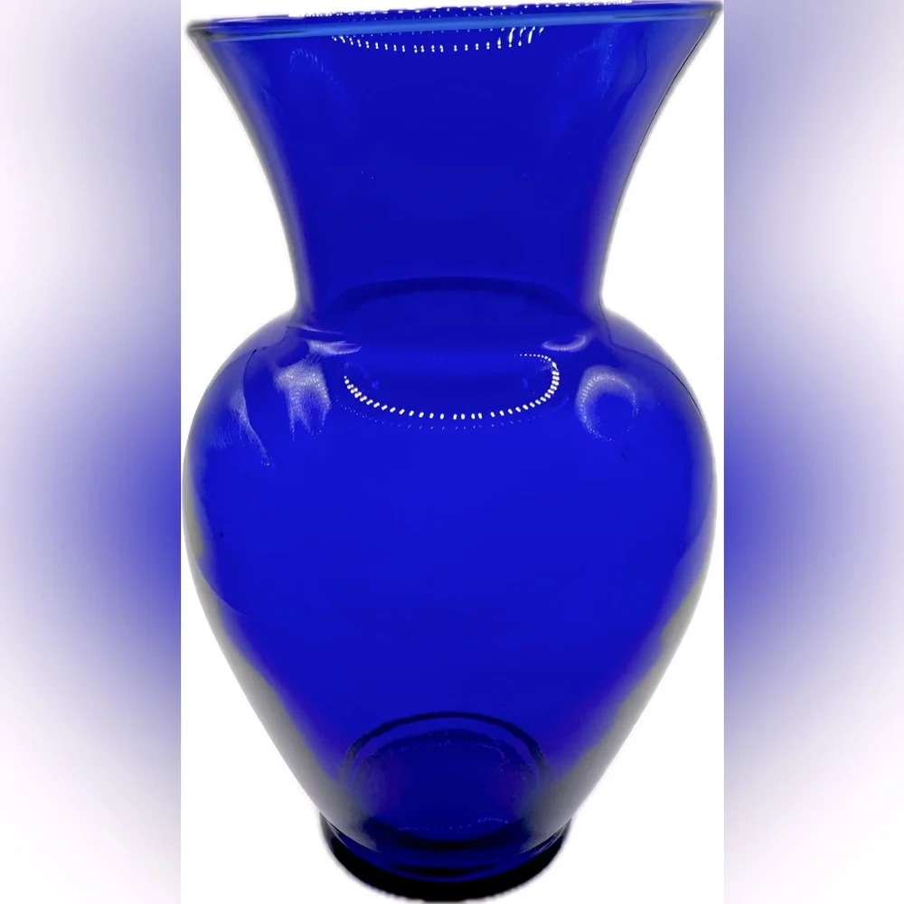 Vintage Small Cobalt Blue Mini Vase from 1980’s, Great Preowned Condition